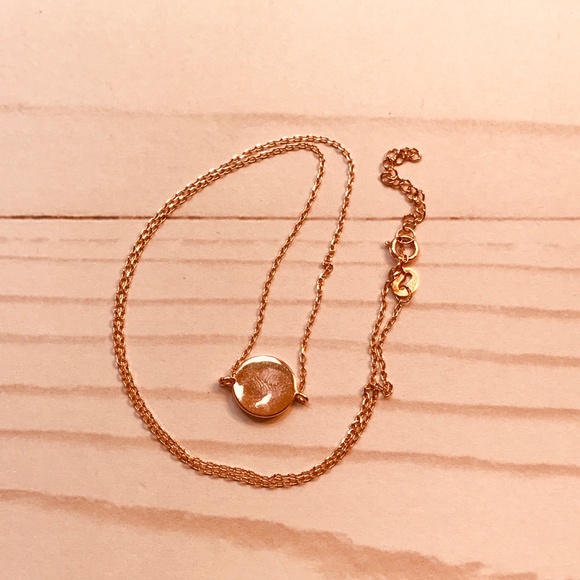 Sterling Silver Pisces Necklace Rose Gold Plated - Picture 3 of 8